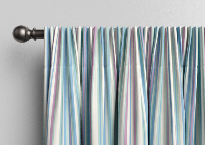 The British Stripe Co. Elizabeth, Brighton No.2 - Made to Measure Curtains - Image 9